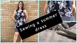 SEWING MY CLOTHES #6 MCCALLS SUMMER DRESS