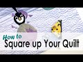 How to Easily Square up a Quilt using a Laser Square with On Williams Street
