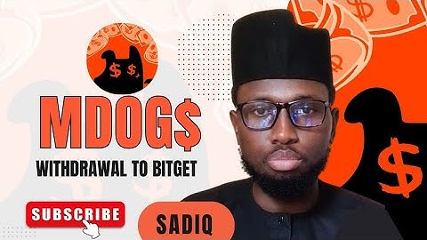 $MDOGS WITHDRAWAL TO BITGET EXCHANGE.