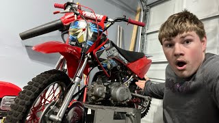 Crf70 Make Over Looks Like A Brand New Bike