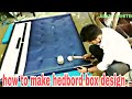 making new box design upholstery hedbord full tutorial