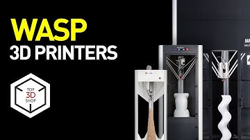 WASP 3D Printers Overview: 3D Printing With Pellets, Clay, Concrete - WASP 3MT HDP,, 4070 HDP