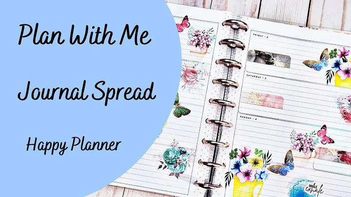 Plan With Me ~ Journal spread ~ Happy Planner Hori...