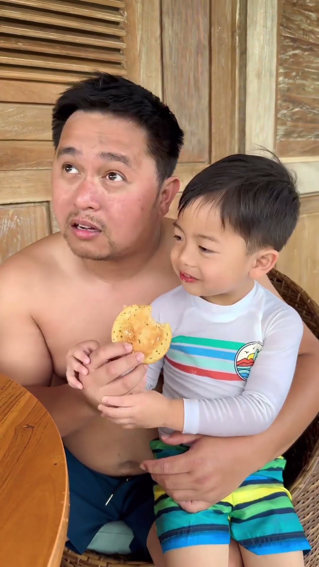 Baby pranks dad ???❤️??✅??