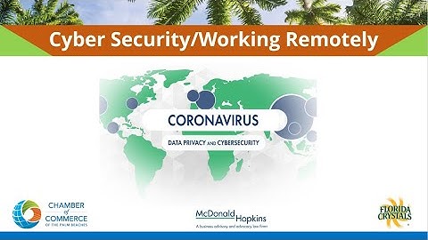 Cybersecurity: Employers & Employees Working Remotely