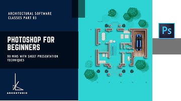 Photoshop for Beginners (Render a Floor plan ), Clipping mask, Brushes