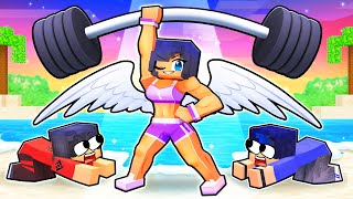 Playing as a WORKOUT GODDESS in Minecraft! screenshot 3