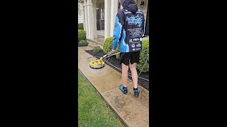 Concrete cleaning in Powell, Ohio by Clear Water Prowash #shorts
