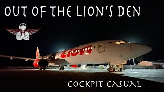 Cockpit Casual - Out of the Lion's Den | Avgeek Series | Cockpit View