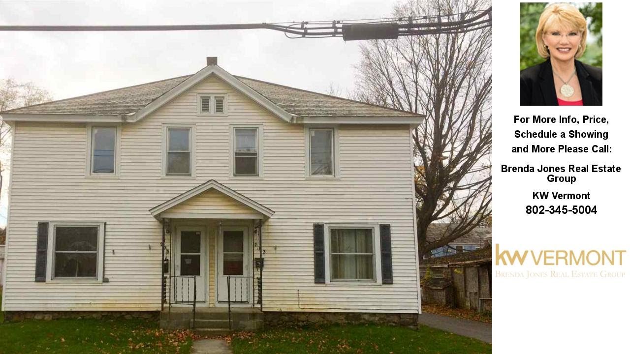 203 Gage Street, Bennington, VT Presented by Brenda Jones Real Estate