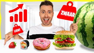 1 DAG VAN LICHT NAAR ZWAAR ETEN! *Challenge*