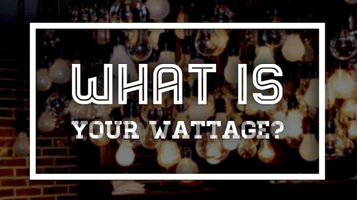 What is your wattage? - Rev Melissa Locklear- 2/21...