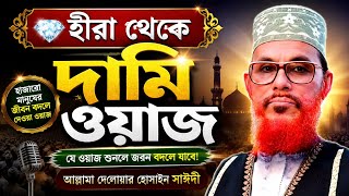 হীরা 🪷থেকে দামি ওয়াজ । সুনেন মন জুড়িয়ে যাবে আল্লামা সাঈদী 