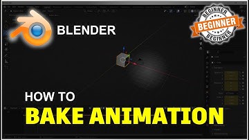 Blender How To Bake Animation Tutorial