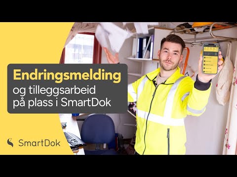 Vi lanserer nå en ny funksjon for endringsmeldinger og tilleggsarbeid
