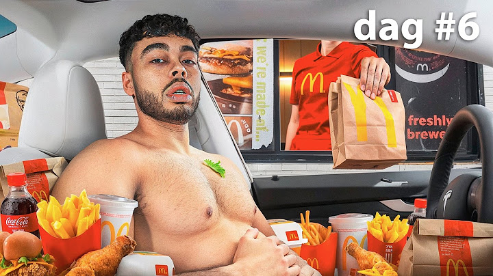Kan Je Afvallen Op 7 Dagen Alleen McDonalds?