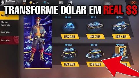 Como tirar o bug do dólar no Free Fire?