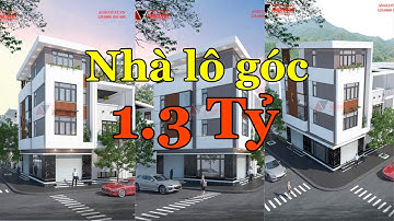Mẫu nhà lô góc 2 mặt tiền của gia chủ tại Nam Định