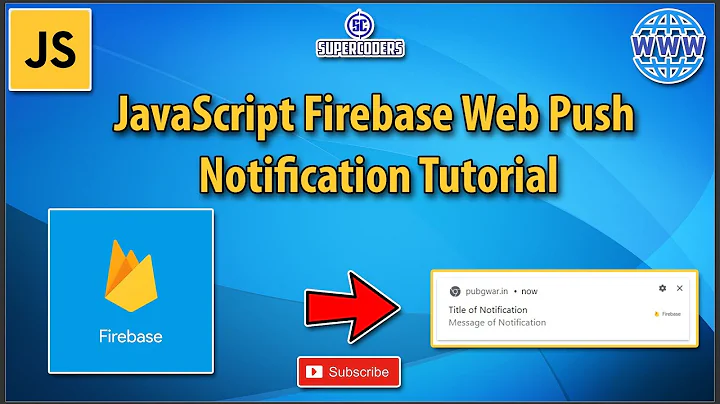 JavaScript Firebase Web Push Notification Tutorial