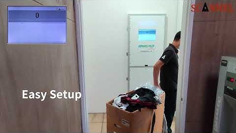 Scannel RFID portal wtih built-in RU224 UHF reader introduction