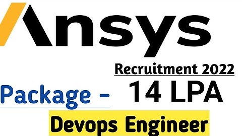 Ansys Off Campus Drive 2022 | package- 14 LPA 🔥| Latest job updates | Freshers are eligible