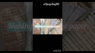 Make your own decoupage/craft paper #diy #upcycle