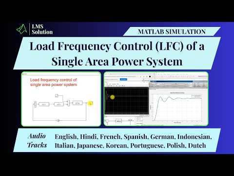MATLAB Simulation of Load Frequency Control LFC of a Single Area Power System