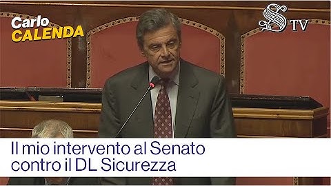 Il mio intervento al Senato contro il DL Sicurezza