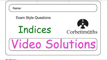 Indices Answers - Corbettmaths