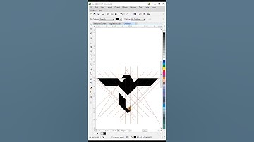Eagle + YT  Logo Design in CorelDraw #shorts #shortsvideo