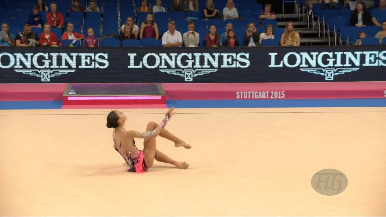 Selin KILAVUZ (TUR) 2015 Rhythmic Worlds Stuttgart - Qualifications Ribbon