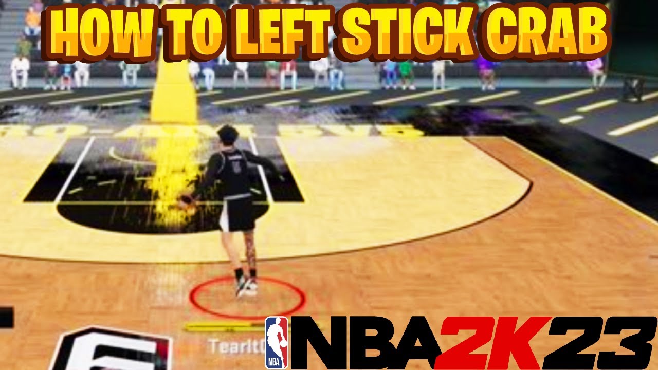 HOW TO THE GLITCHY LEFT STICK CRAB IN NBA 2K23....UNSTOPPABLE MOVE
