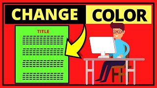 How to add a Color Background to Google Docs
