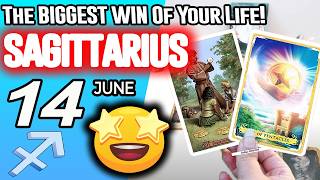 Sagittarius ♐IT’S COMING!👀The BIGGEST WIN Of Your Life!💰🆙 horoscope for today JUNE 14 2026 ♐ tarot