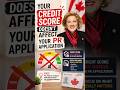 Credit Score Doesn’t Matter for PR Application🇨🇦 #permanentresidency #pgwp  #expressentry