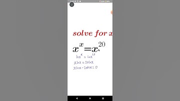 can you solve this exponential equation,,,, x has two values
