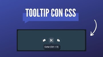 Cómo crear TOOLTIP sólo con CSS (tip de efectos hover) 💻