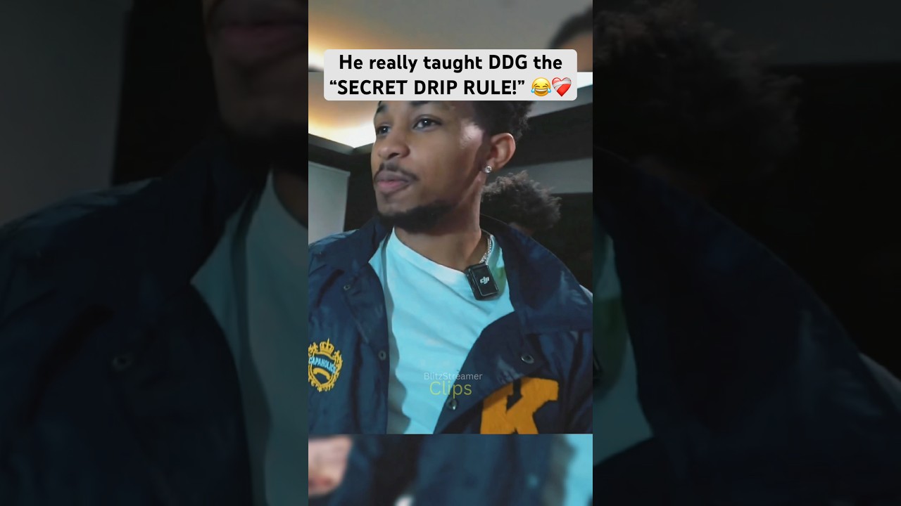 He really taught DDG the “SECRET DRIP RULE!” 😂❤️‍🩹