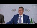 Press briefing with IOC Spokesperson Mark Adams