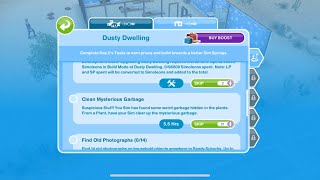 Sims FreePlay Guide to Sim Springs: Sandy Suburbs Clean Mysterious Garbage Task screenshot 3