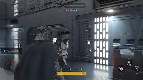 STAR WARS Battlefront Darth Vader and Luke Skywalker clash on the Death Star!!