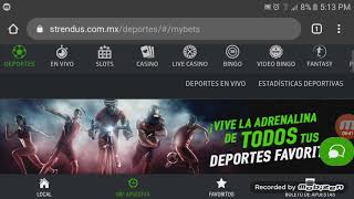 Strendus | RETIRO del bono 100% | Apuestas deportivas screenshot 2