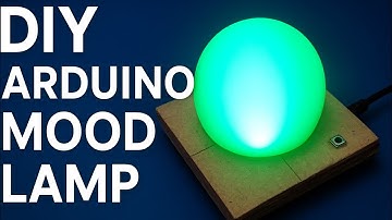 ✨ Homemade Smart Lamp | DIY Arduino Mood Light Using Cardboard UPVC sheet and LED bulb Cover