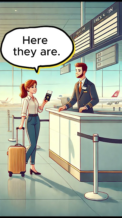 ✈️ Airport Check-In Conversation – English Practice for Travelers! 🛫