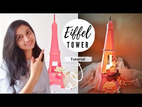 Eiffel Tower - DIY - Paper Model Tutorial ???? | How to make Paper Eiffel Tower? step by step guide ✂