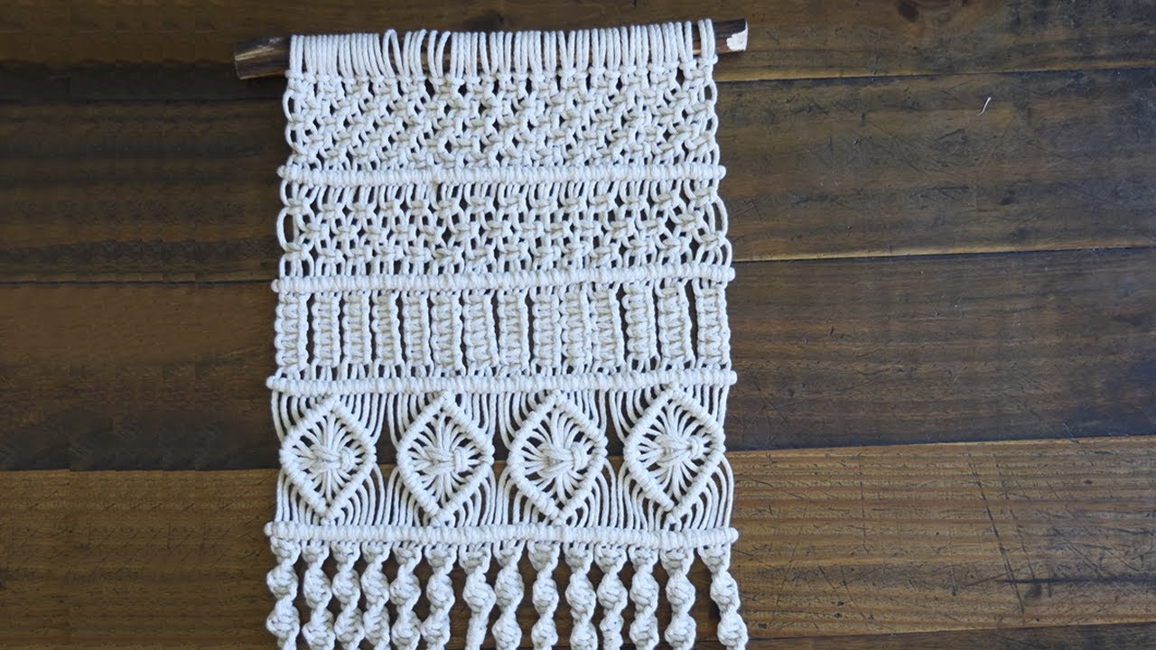 Tapiz para principiantes - Macramé