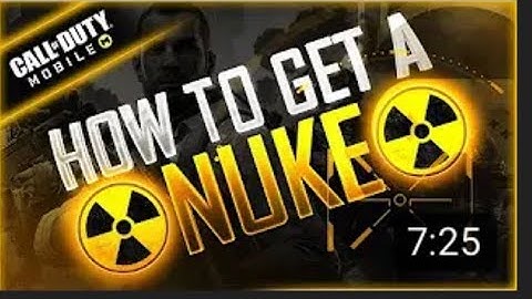 HOW TO DROP A NUKE EVERY MATCH! EASY! Call of Duty Mobile