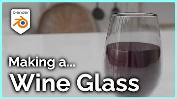 Making (and filling) a Wine Glass in Blender 4.5