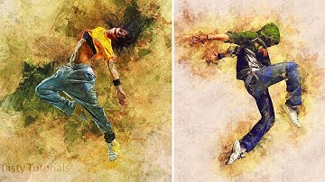 Stunning Stain Photo Effect Photoshop CS6 Extended Tutorial