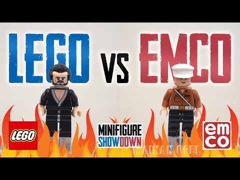 Lego vs Emco-Brix! MINIFIGURE SHOWDOWN Ep.1. 